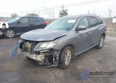 2016 Nissan Pathfinder S из США, поврежденный, VIN 5N1AR2MN5GC657425